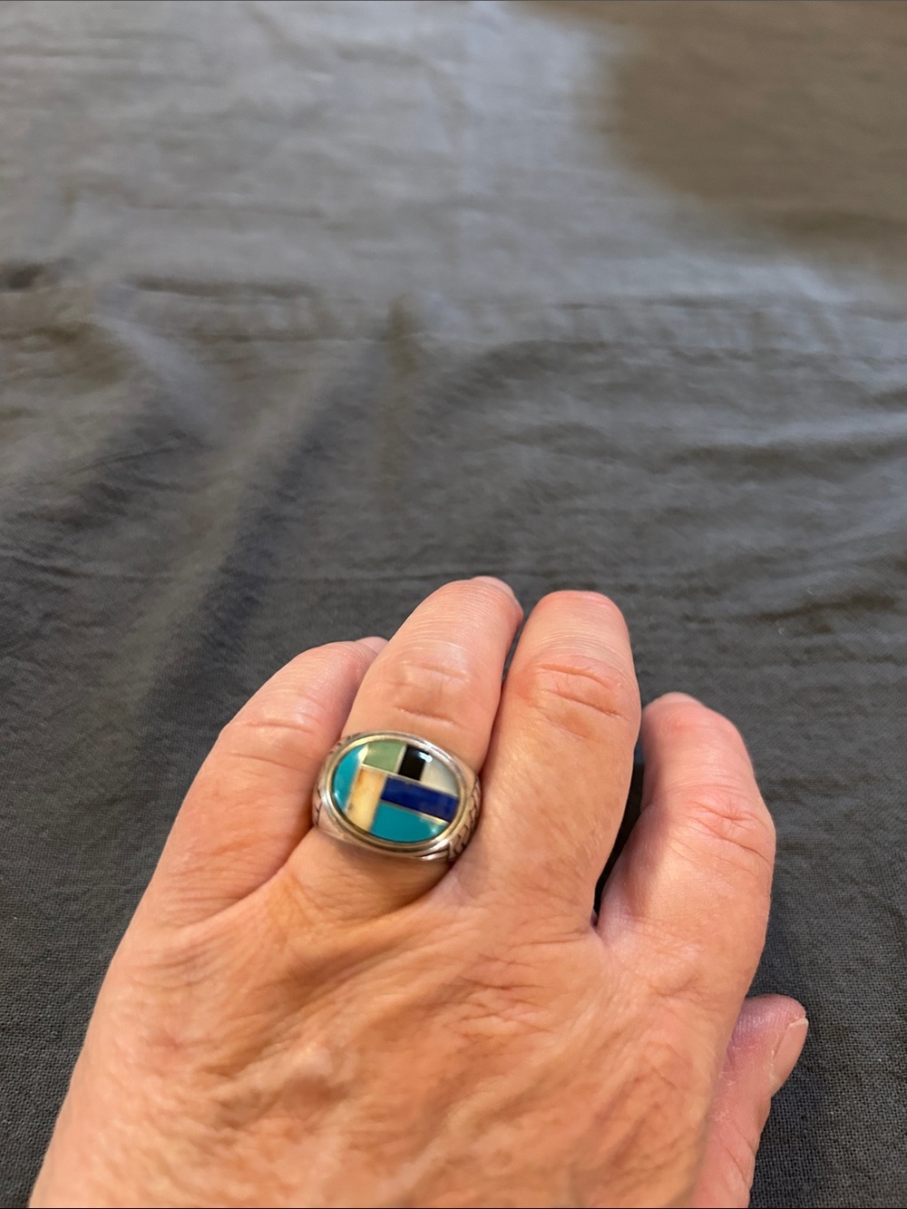 Gorgeous Carolyn Pollack 925 Ring, sz 8 - Picture 7 of 7